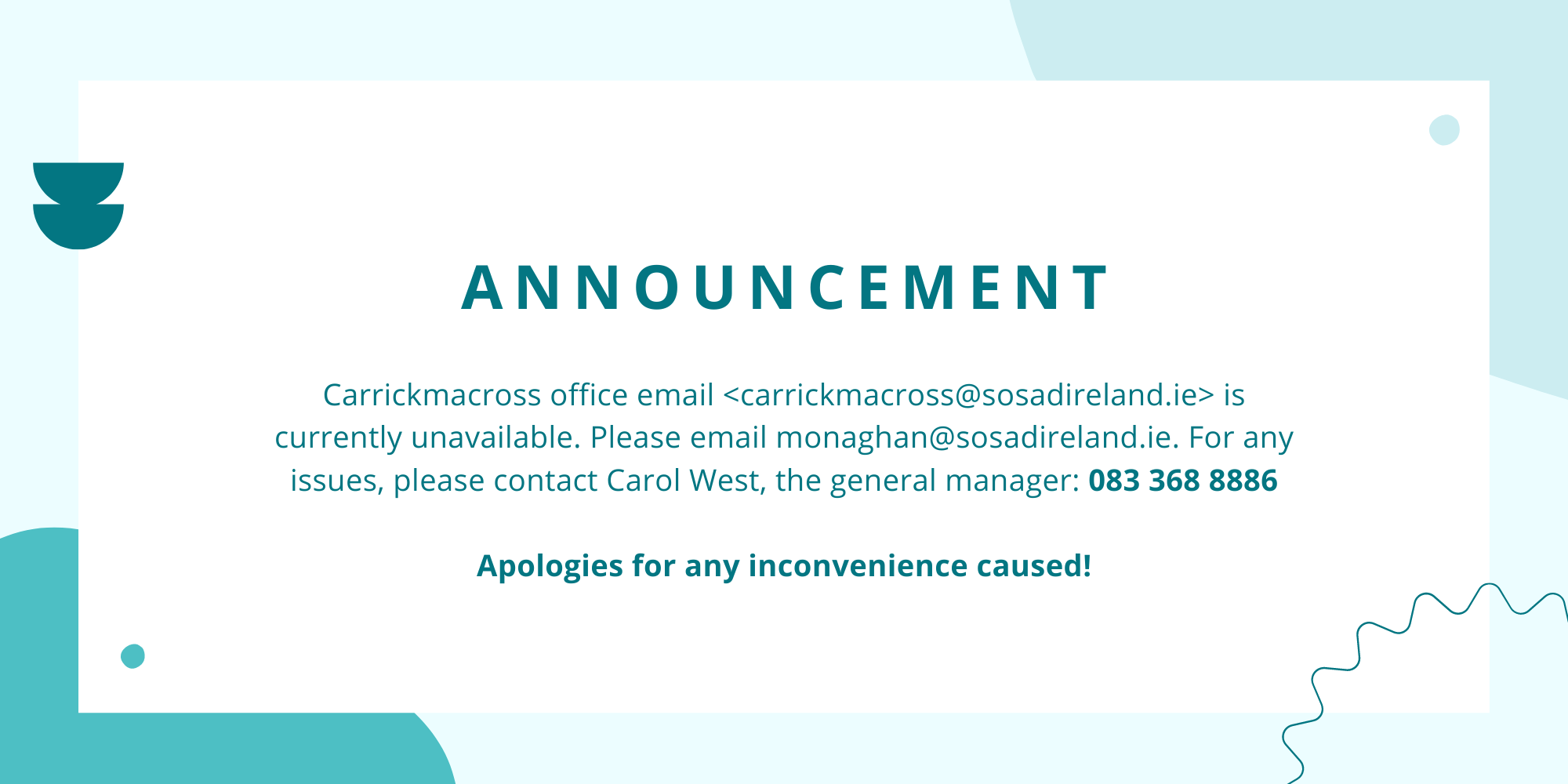announcement